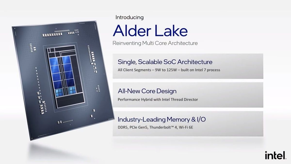 Intel Alder Lake processor overview