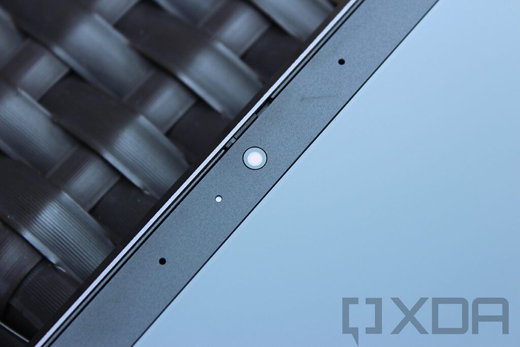 Close-up of Lenovo ThinkPad X13 webcam