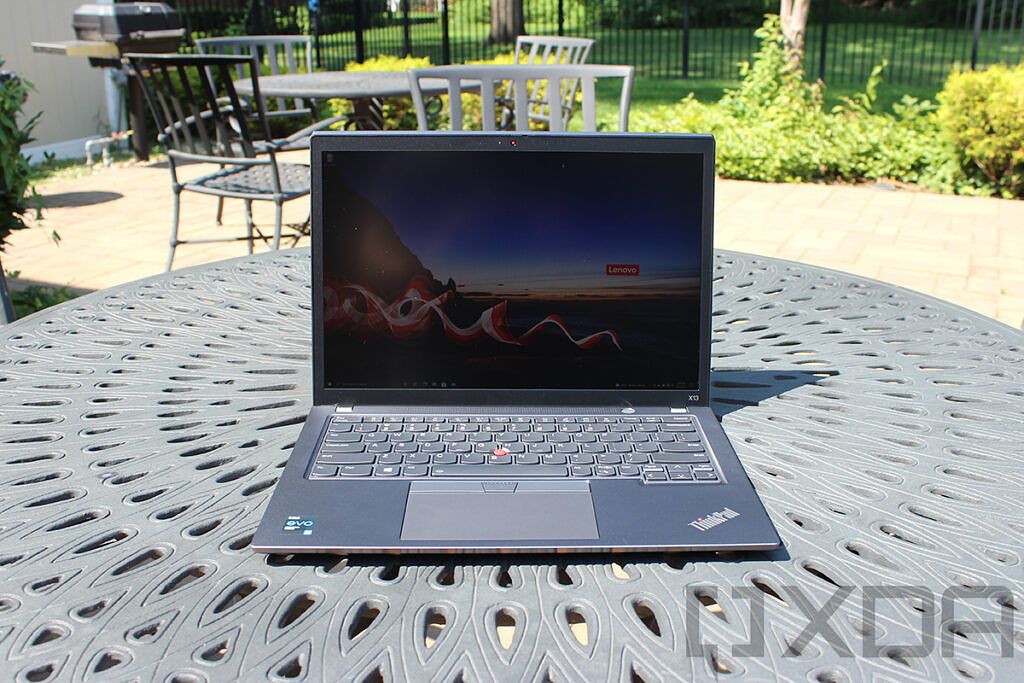 Front view of Lenovo ThinkPad X13