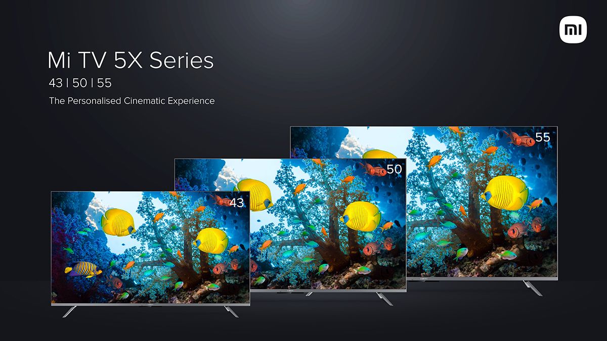Mi TV 5X series in all sizes