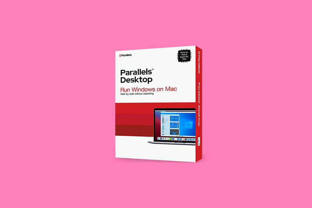 Parallels Desktop 17 with pink background