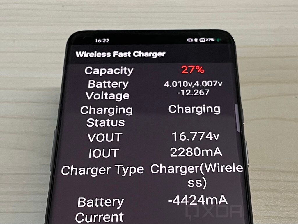 Realme Flash wireless charging stats
