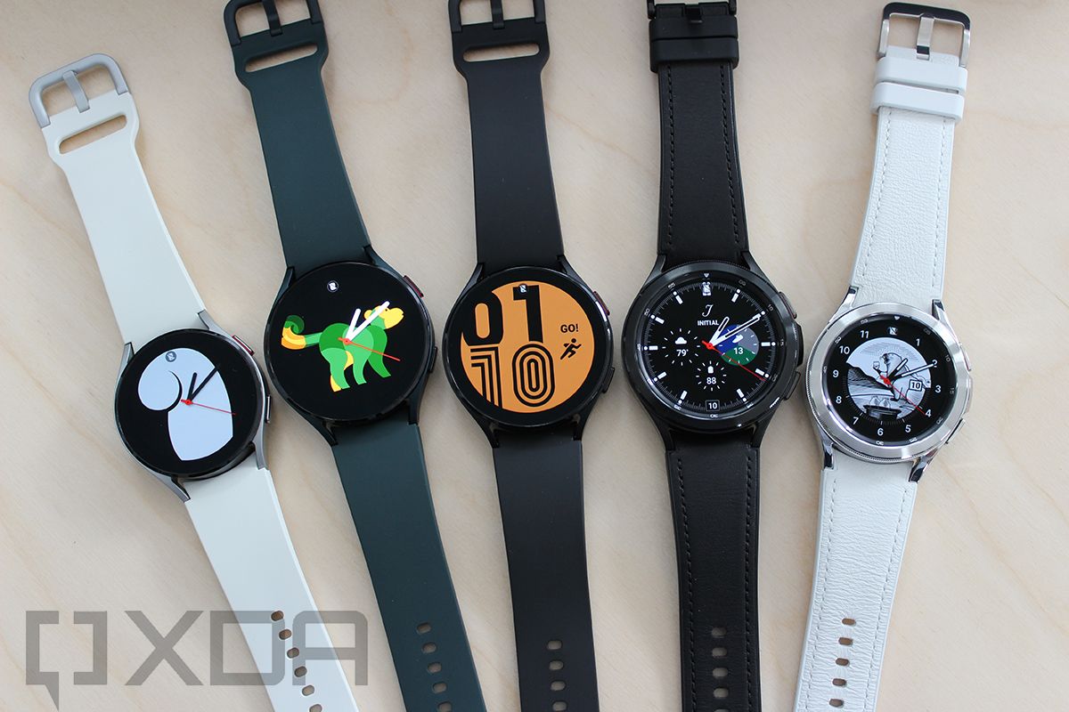 Samsung Galaxy Watch 4 in five styles