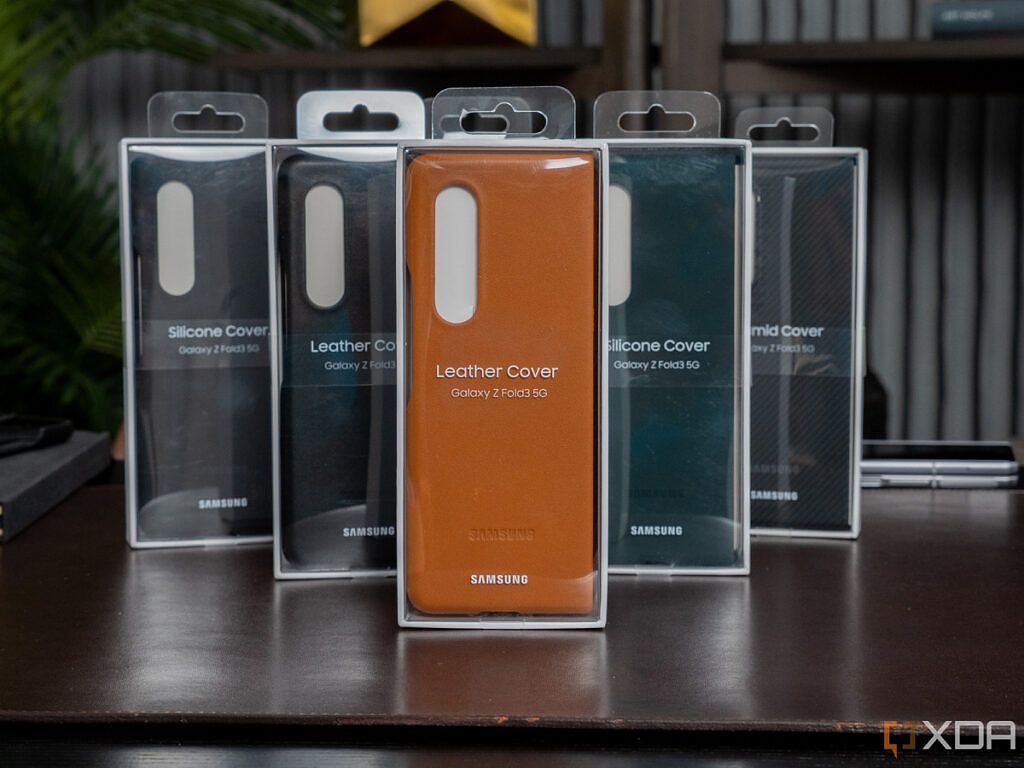 Samsung Galaxy Z Fold 3 collection of official cases