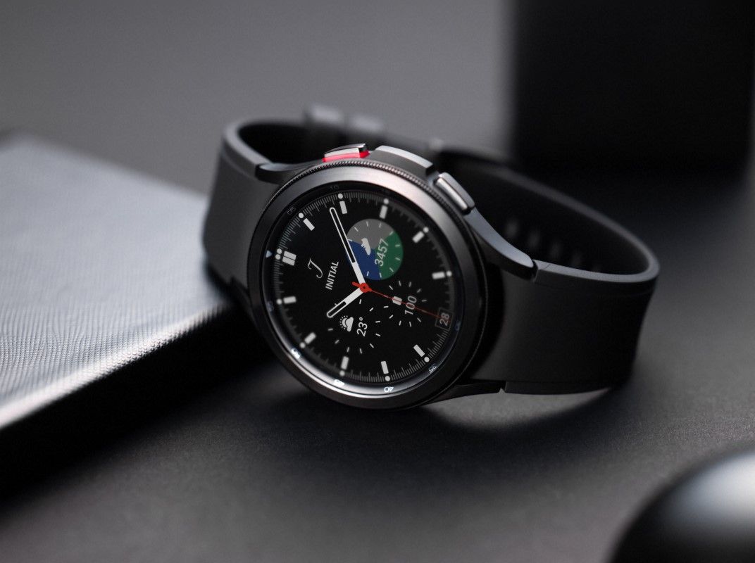 Samsung Galaxy Watch 4 Classic in black color band