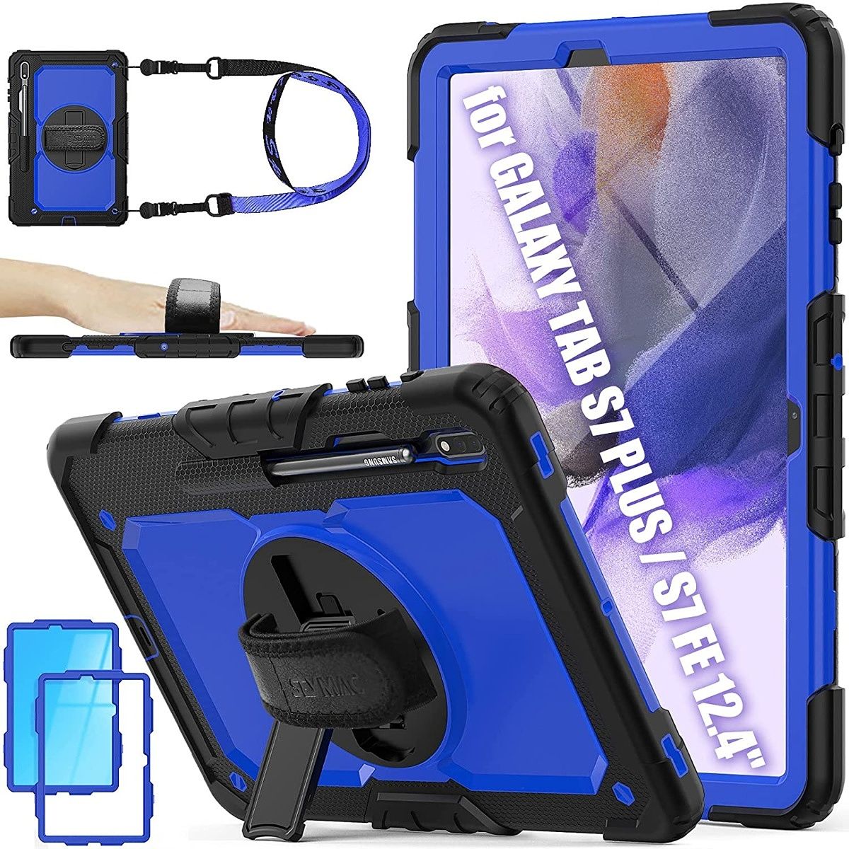 If you want to go overboard with protection, this case is for you. It's thick and rugged, has a screen protector, and a hand strap at the back.