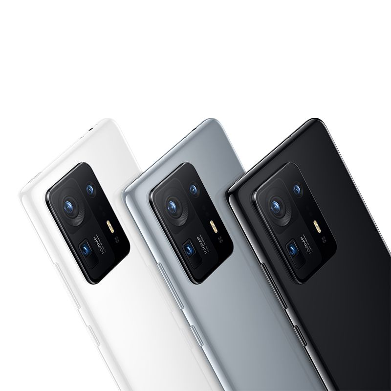 Xiaomi Mi MIX 4 camera module closeup on white background