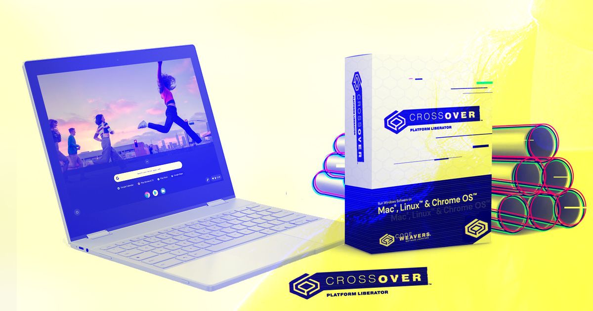 CrossOver box with Chromebook