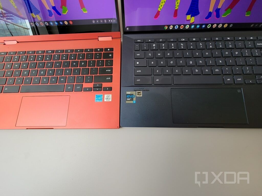 CX9 vs Galaxy Chromebook 2 touchpads
