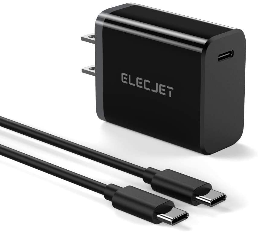The Elecjet 25W fast charger is another fantastic option to charge your new Z Fold 3 smartphone. It's USB PD and PPS compatible and can deliver up to 25W of power. In addition, you get a single Type-C port and a bundled Type-C to Type-C cable.