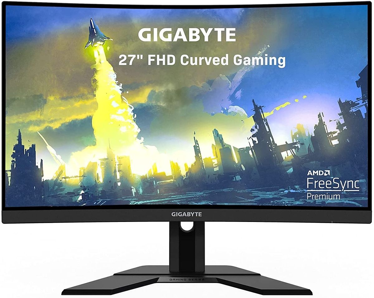 The Gigabyte G27FC is an affordable gaming monitor with a curved 27 inch display and a 165Hz refresh rate. It supports AMD FreeSync Premium, too.