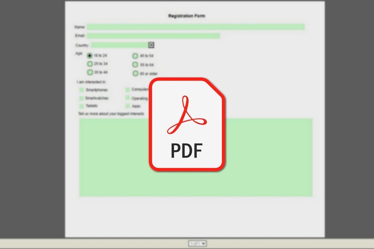 How to make a fillable PDF