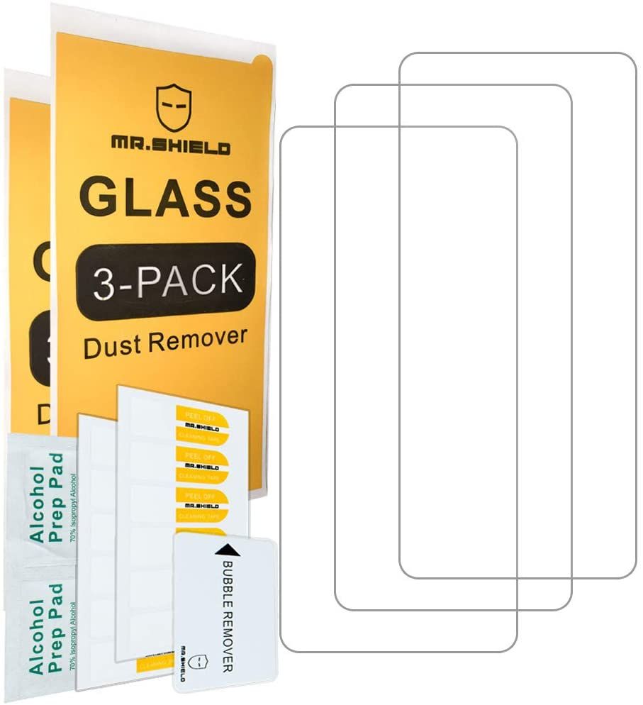 The Mr. Shield tempered glass is an excellent screen protector for the TCL 20S. It's ultra-thin at 0.3mm and comes with 9H hardness. You also get lifetime replacements for installation problems, defects, and fitting issues.