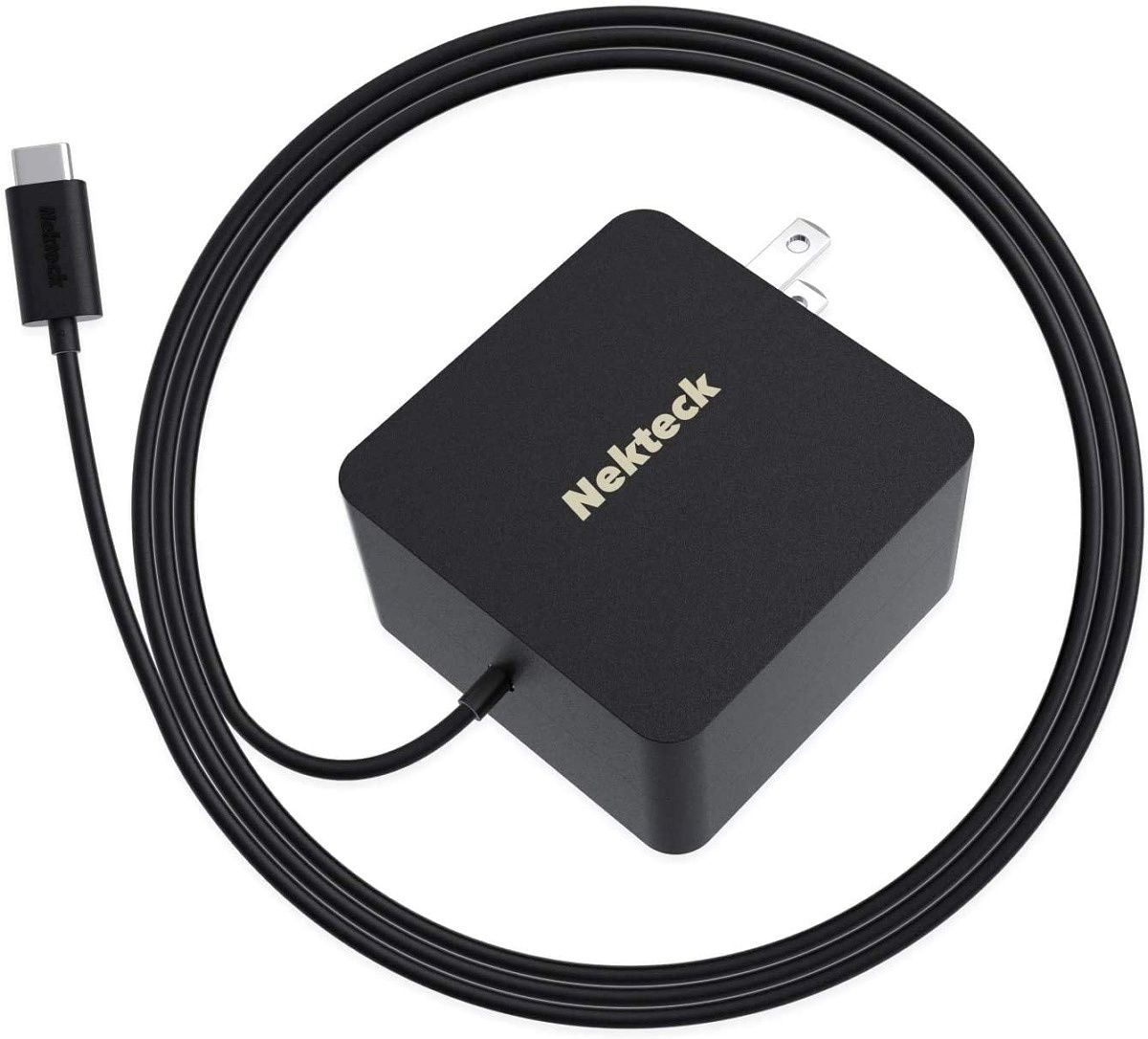 The Nekteck charger supports up to 45W charging using USB PD 3.0 and PPS standards. It has a permanently attached Type-C cable that's quite handy. In addition, the charger is USB IF certified and packs several safeguards against over-charging, over-current, and over-heating.