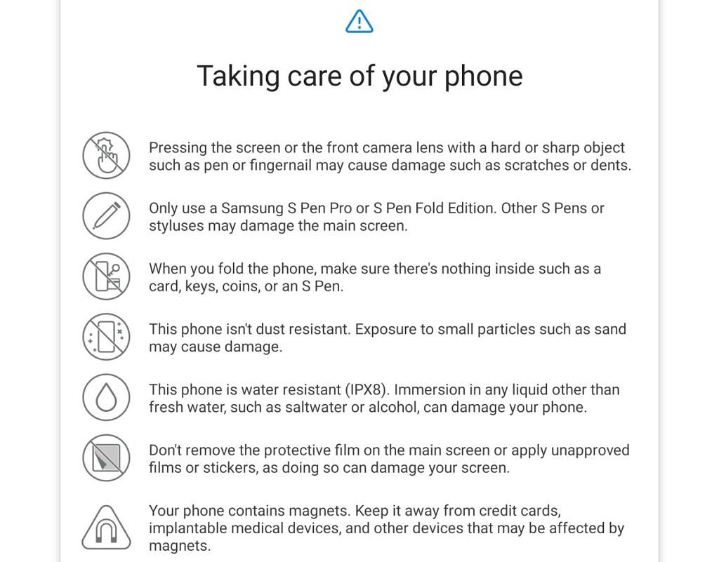 Can I remove the Samsung Galaxy Z Fold 3's screen protector?