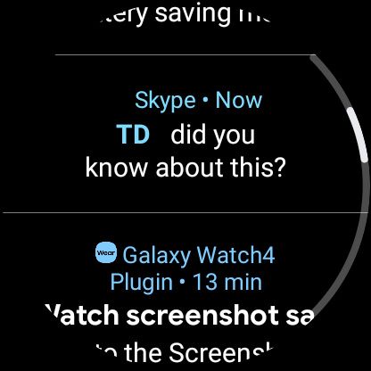 Skype on cheap galaxy watch