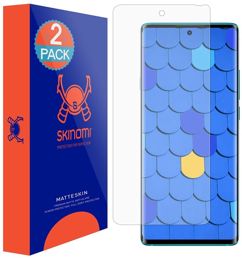 Apart from its regular screen protector, Skinomi also offers a matte version. Made from military-grade material, the screen protector covers most of the TCL 20 Pro 5G screen. In addition, it safeguards the display from scratches, punctures, and smudges.