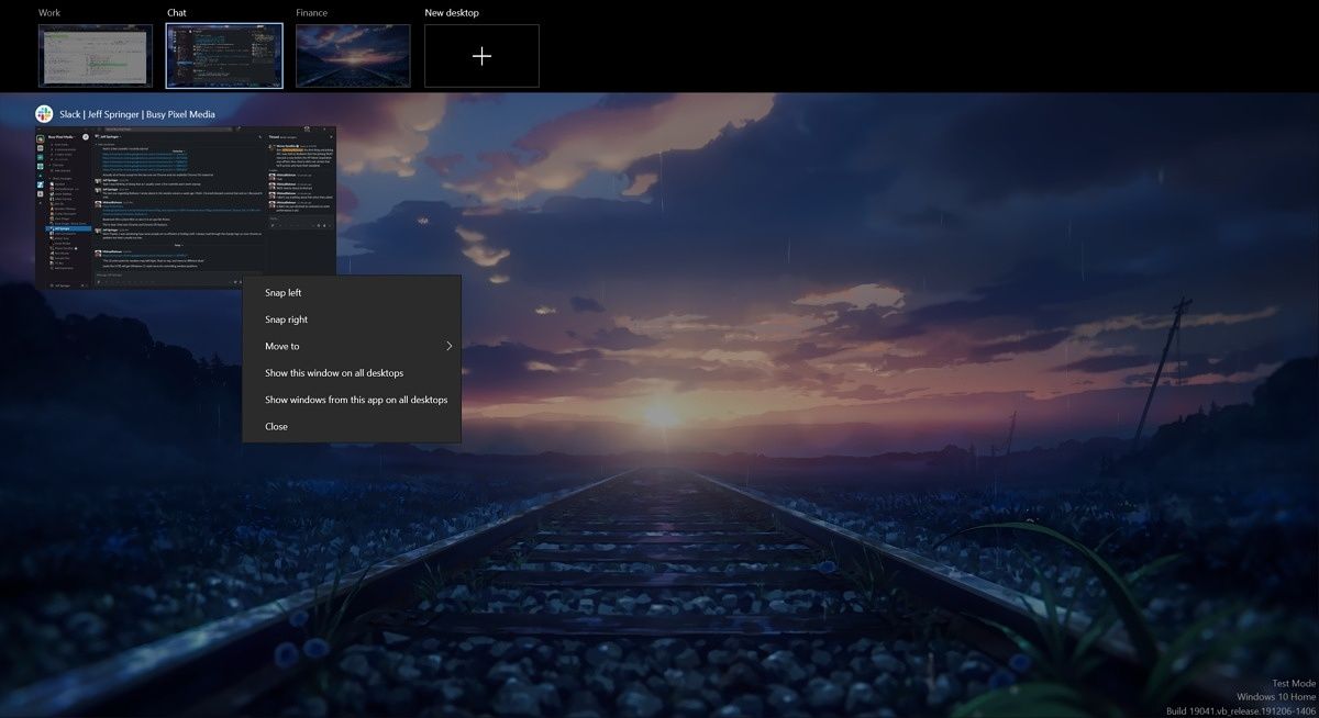 Windows repositioning and control menu