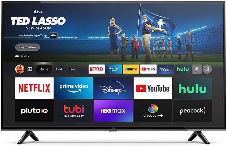 This is Amazon's entry-level smart TV series, with no hands-free Alexa. Pricing starts at $370 for the 43-inch model.