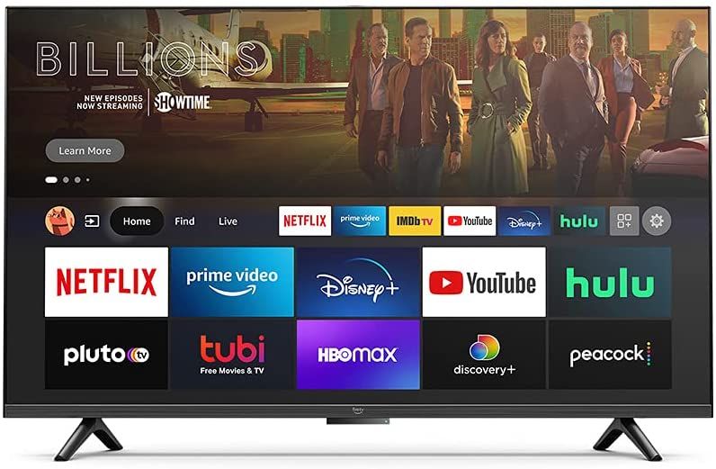 The Amazon Fire TV Omni Series 4K UHD Smart TV features vivid 4K Ultra HD, HDR 10, HLG, and Dolby Digital Plus, for a delightful media experience. 