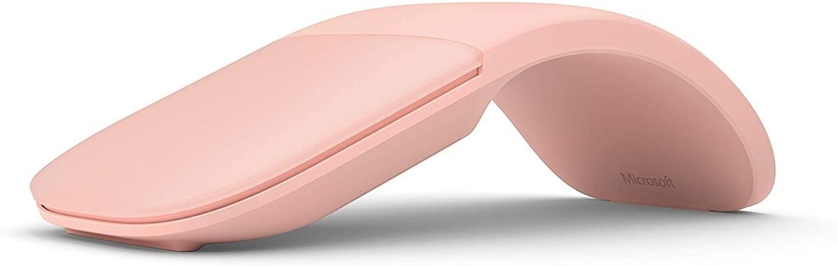 The 'Soft Pink' Microsoft Arc Mouse is on sale for $47, and the Black color is $48. The rest of the colors are at the usual prices.