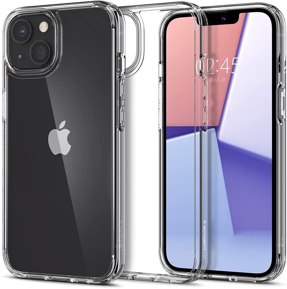 As the name implies, this case is crafted out of a hybrid material that combines polycarbonate and thermoplastic polyurethane so the case can be soft to the touch in some areas, yet be hard and shock-proof in key areas. With a raised lip around the camera module, your iPhone 13 camera lenses are protected too.