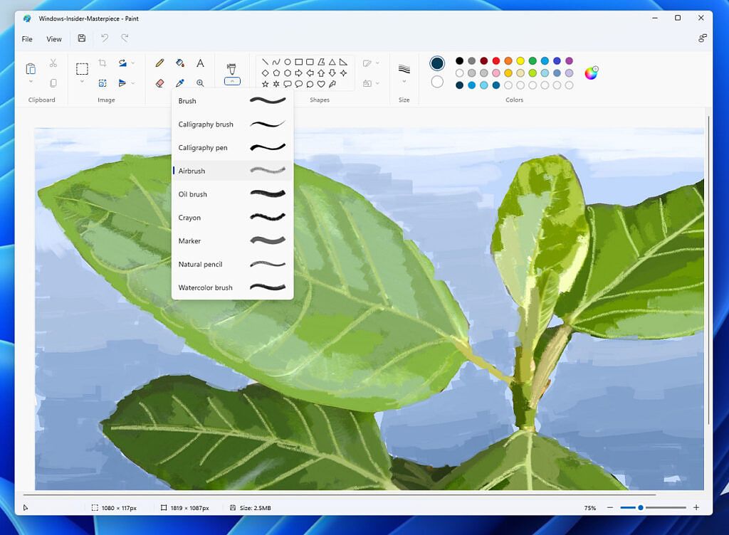 New Microsoft Paint app for Windows 11