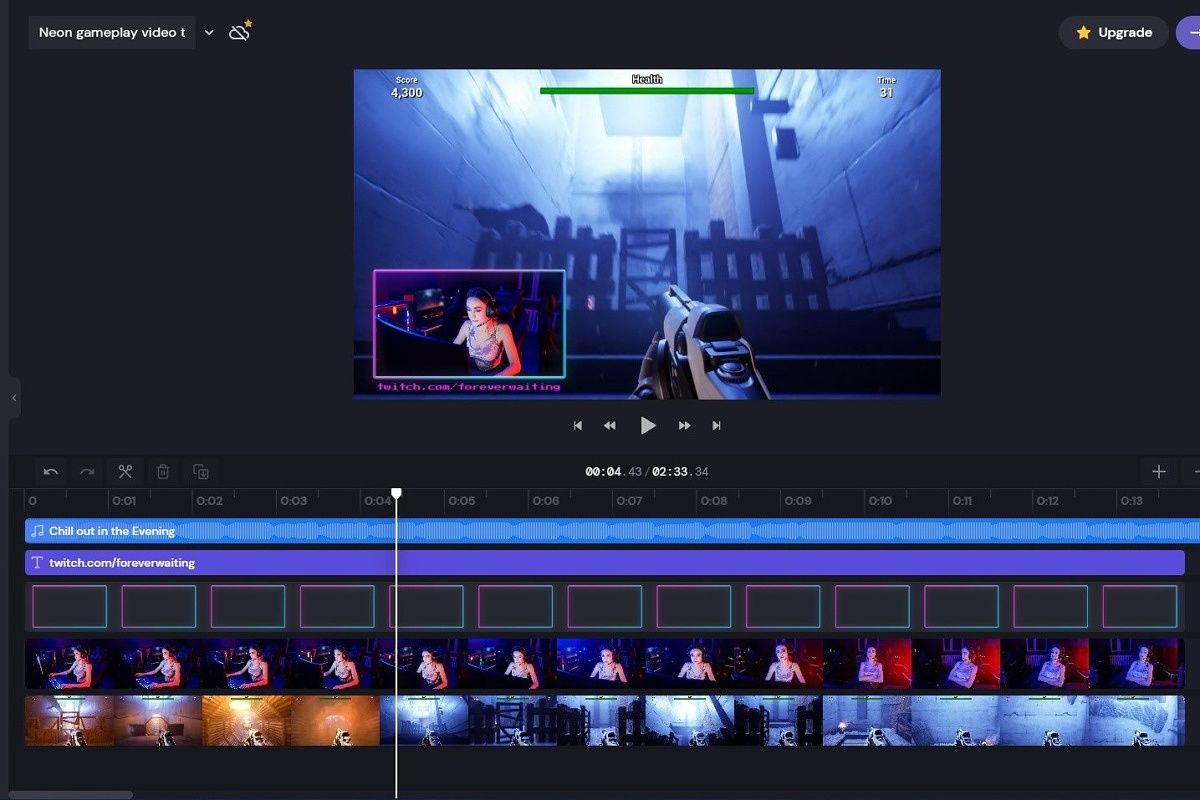 Clipchamp video editor timeline