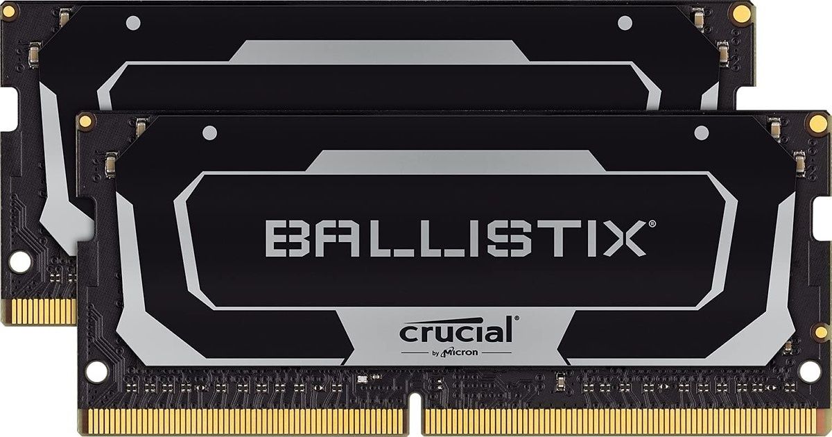 This pair of Crucial Ballistix RAM sticks offers a great upgrade option for the ThinkPad X1 Extreme, with capacities up to 64GB.