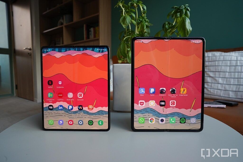 The Galaxy Z Fold 3 and the Xiaomi Mix Fold