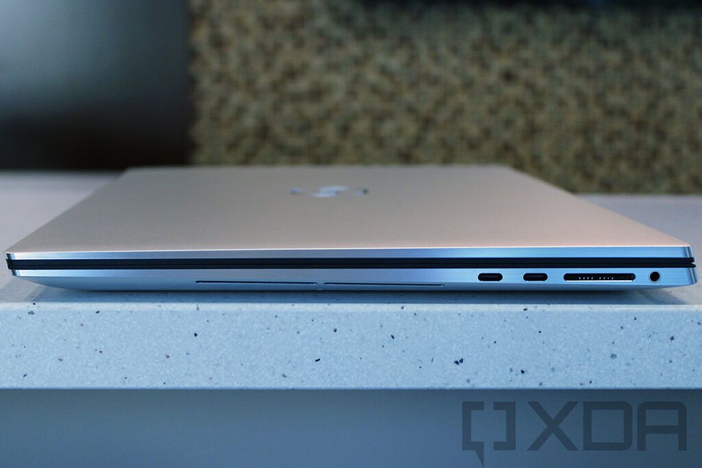 Side view of Dell XPS 17
