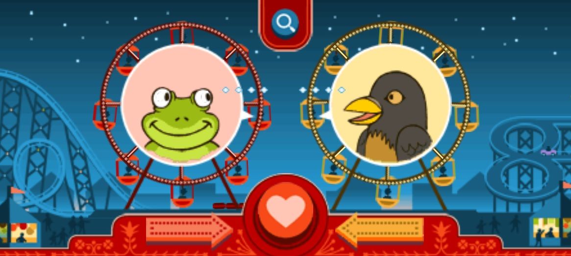 google doodle valentine's day ferris wheel