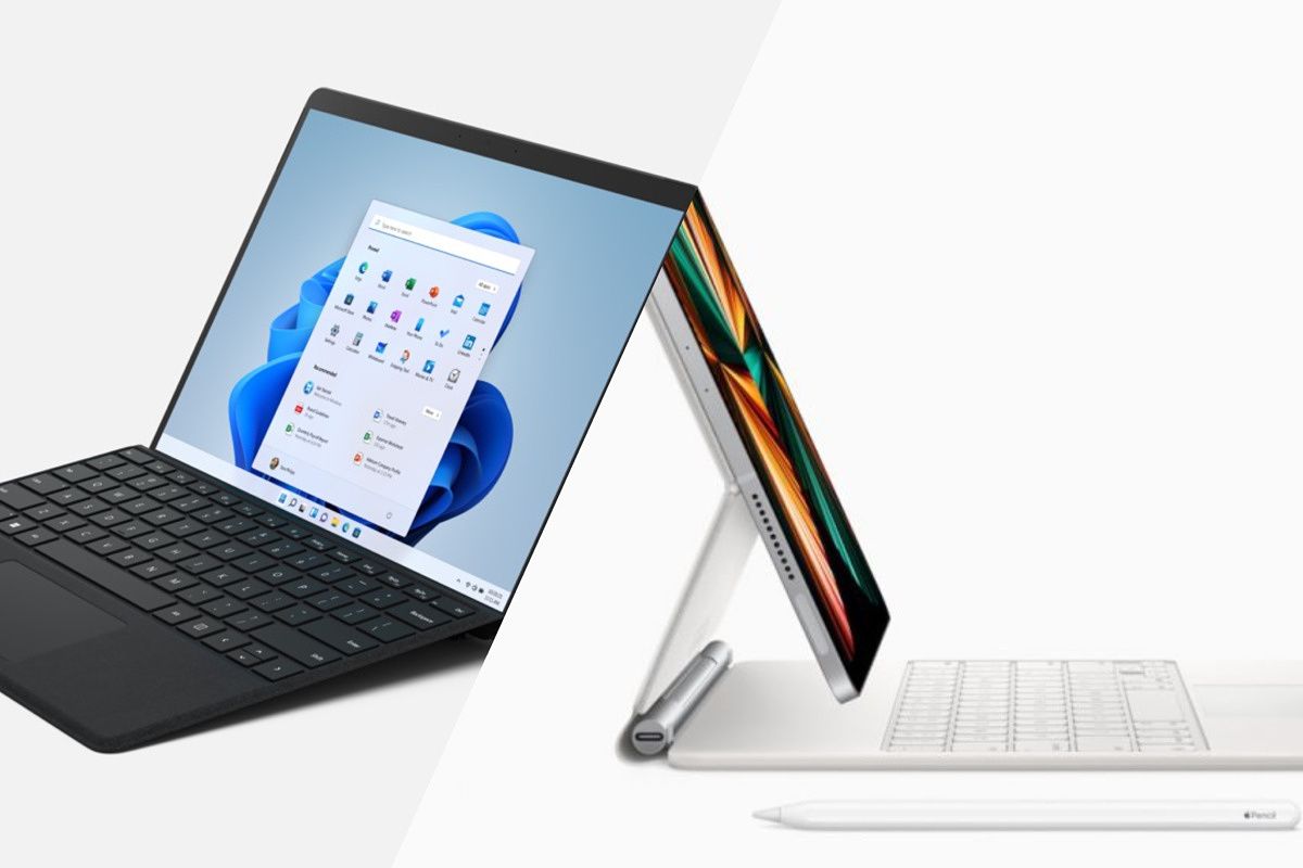 surface pro 8 vs iPad Pro m1