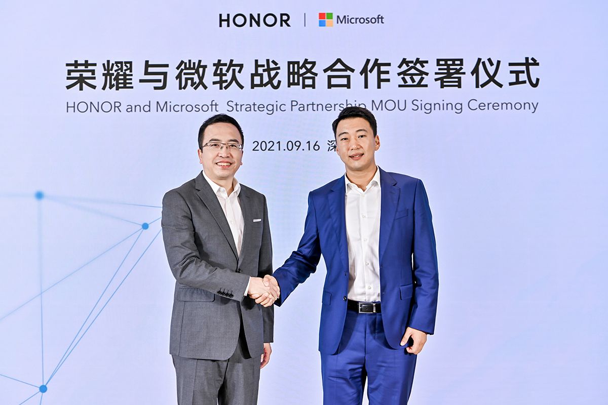 Microsoft and Honor sign partnership to develop 