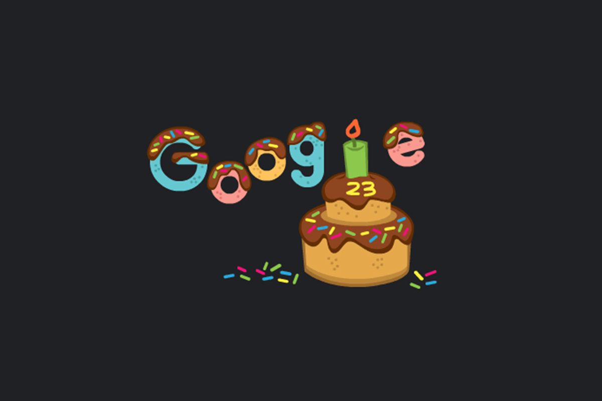 google 23rd birthday doodle
