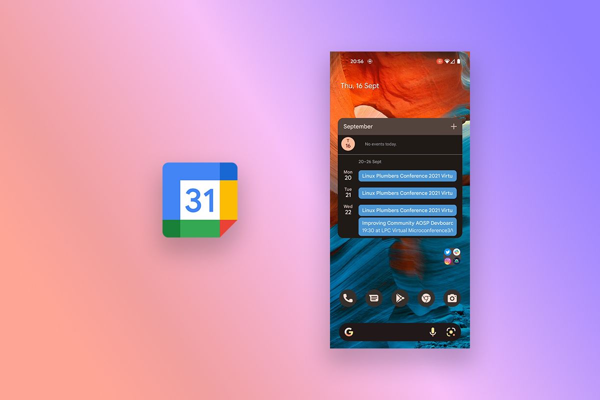 Google Calendar widgets finally get a button to quickly add events