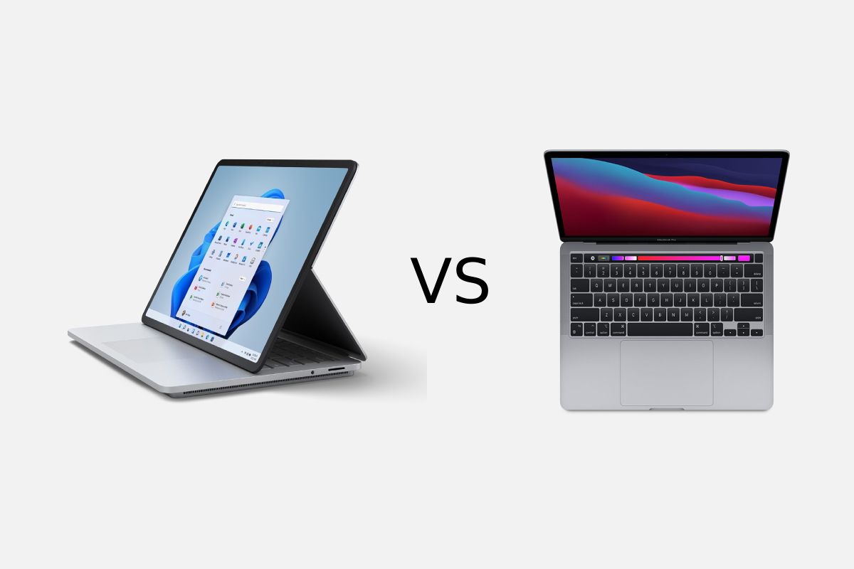 Macbook pro vs surface laptop studio