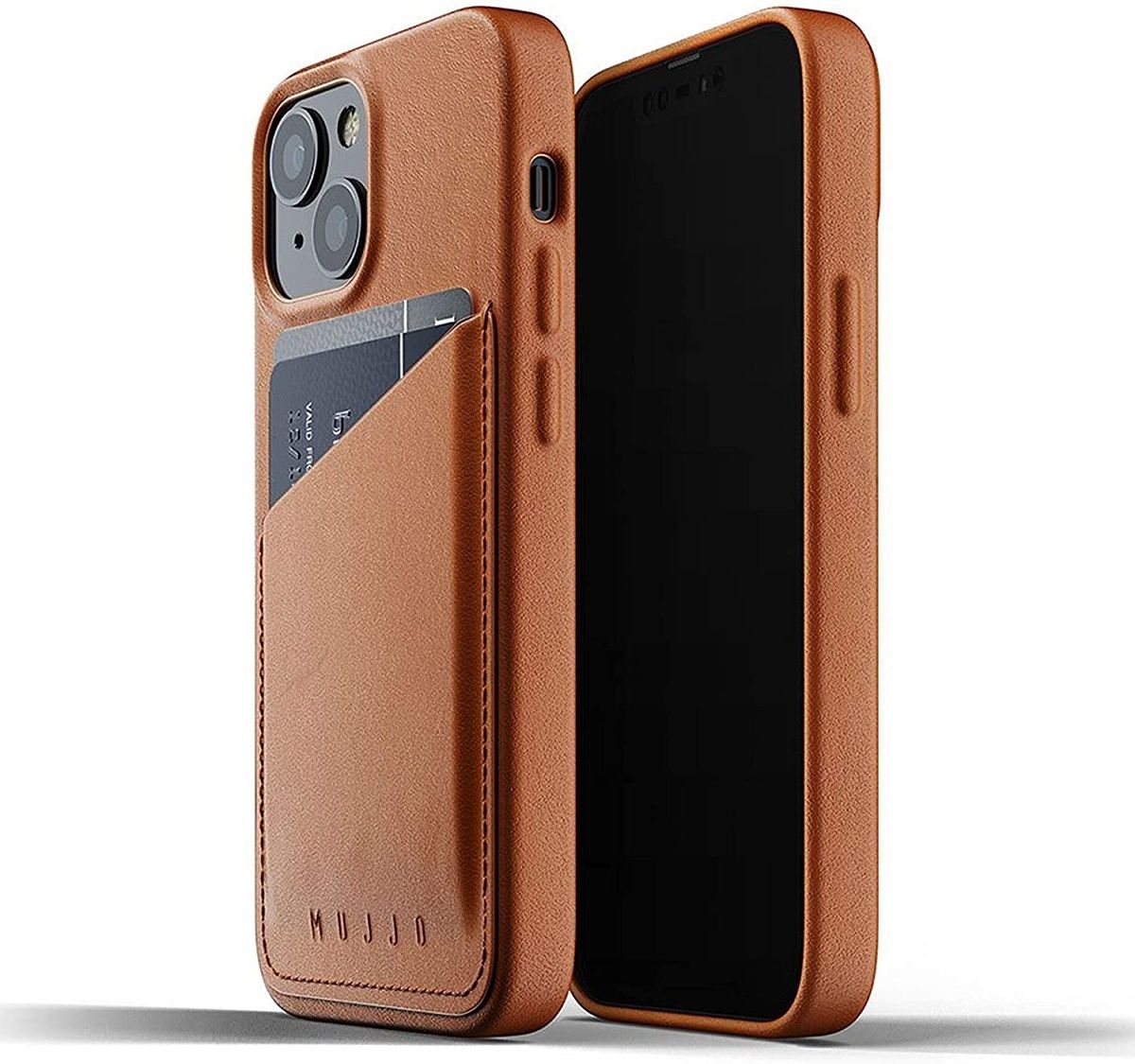 This is a stylish Mujjo case that has a slot on the back for a few credit cards.  If you want a high-quality case that looks stylish and can even hold a few cards, you can definitely pick up this case.