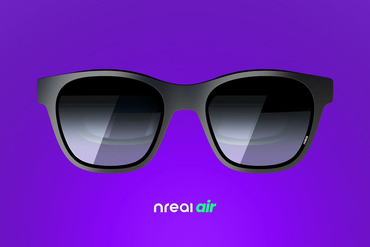 Nreal Air on purple background