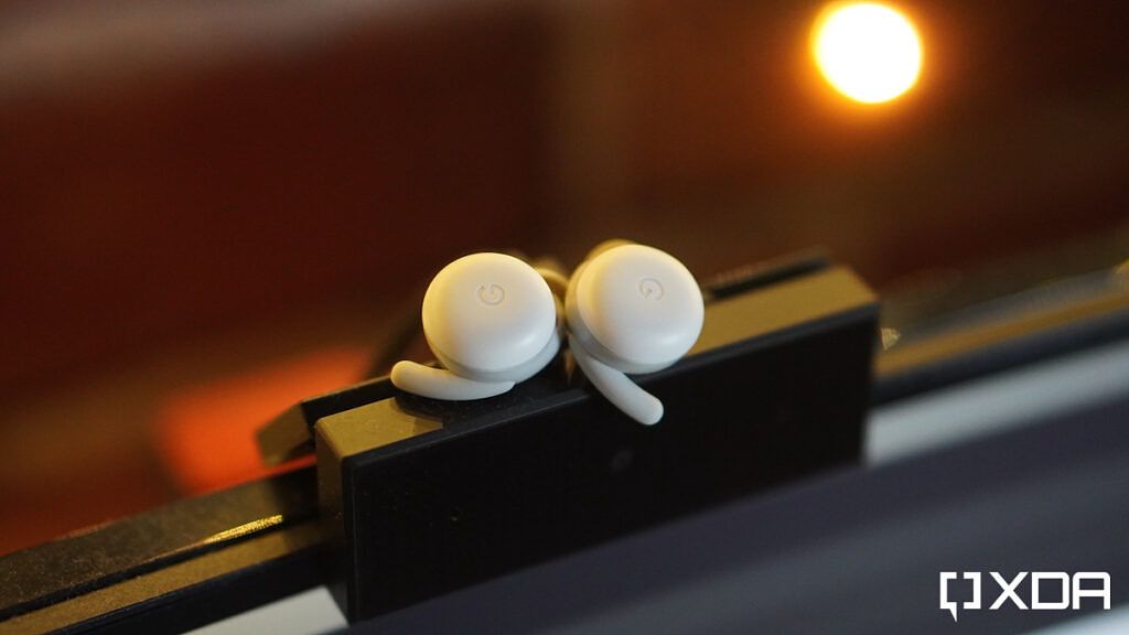 Earbuds with Google Branding