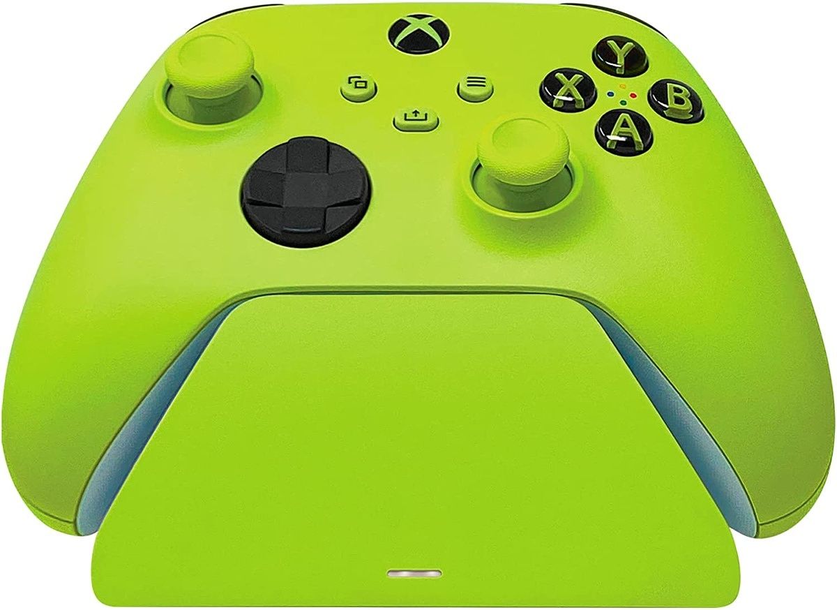 The Razer Universal Charging Stand allows you to charge the Xbox Wireless Controller and hold it upright to show off the design. It comes in a range of colors to match the available Xbox controllers, too.