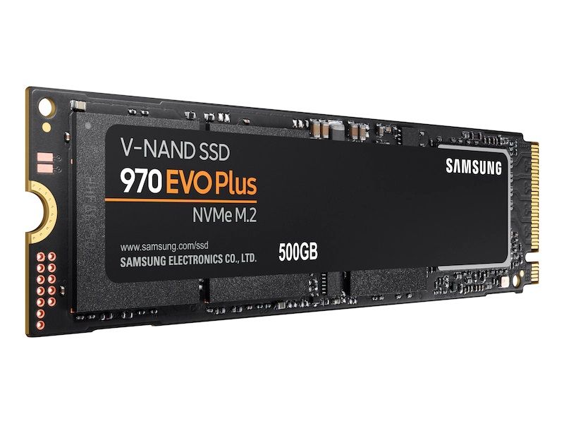 The Samsung 970 EVO Plus is a fast PCIe Gen 3 SSD, promising speeds up to 3,500MB/s and coming in capacities up to 2TB.