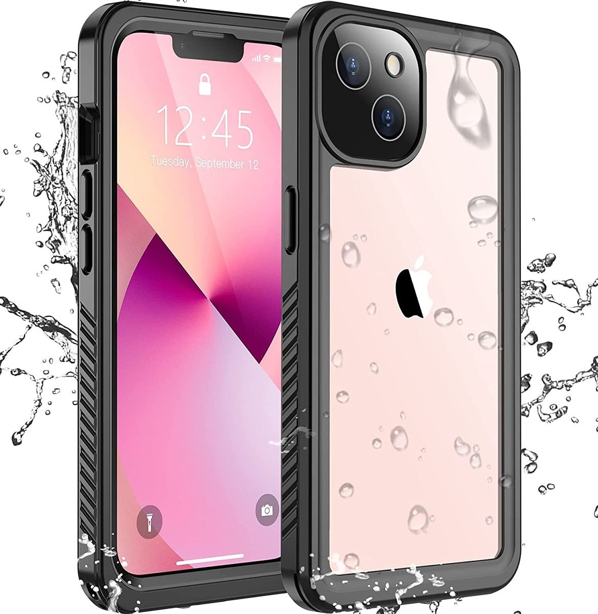 The iPhone 13 series is water-resistant but this case adds an extra layer of safety and makes it waterproof. It's a rugged case with an in-built screen protector that provides ample protection.