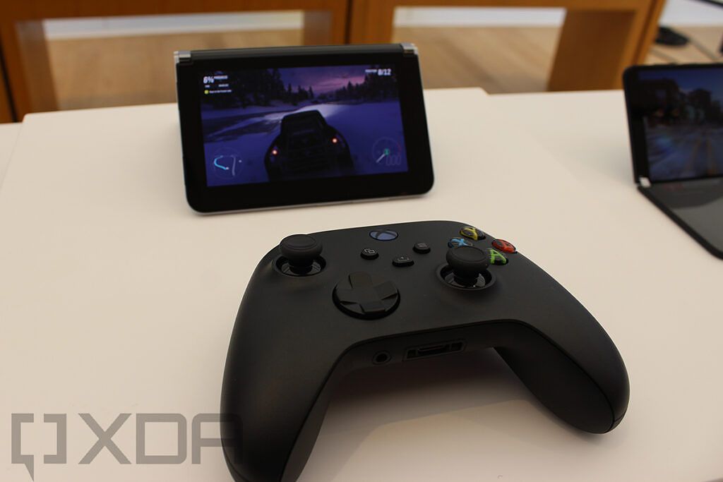 Surface Duo 2 with Xbox controller