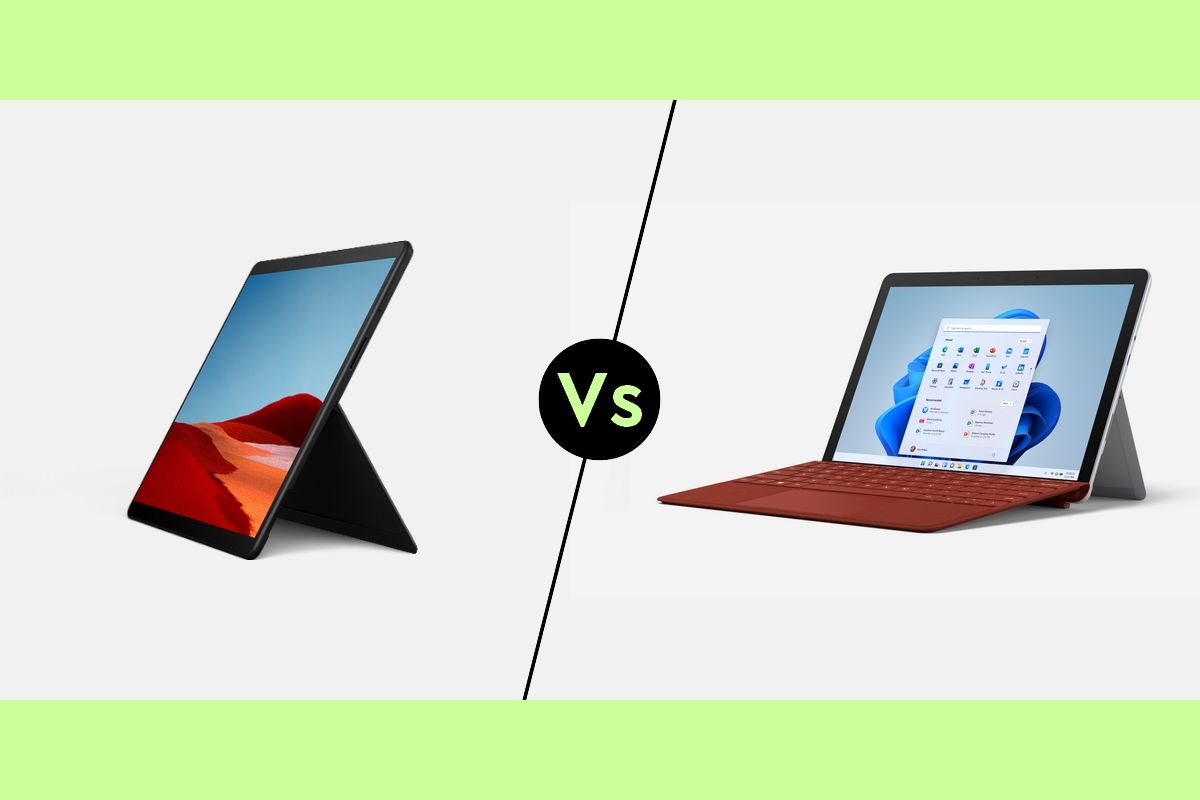 Surface Go 3 vs Surface Pro X
