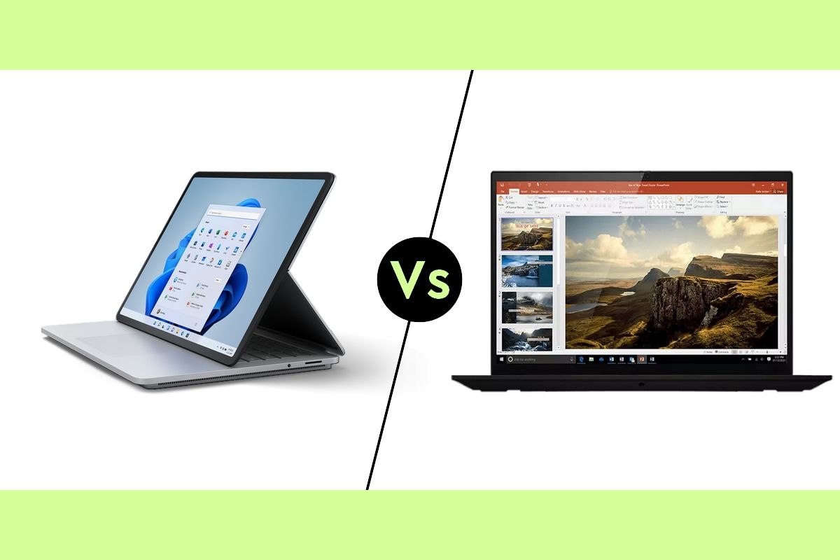 Surface Laptop Studio vsThinkPad X1 Extreme