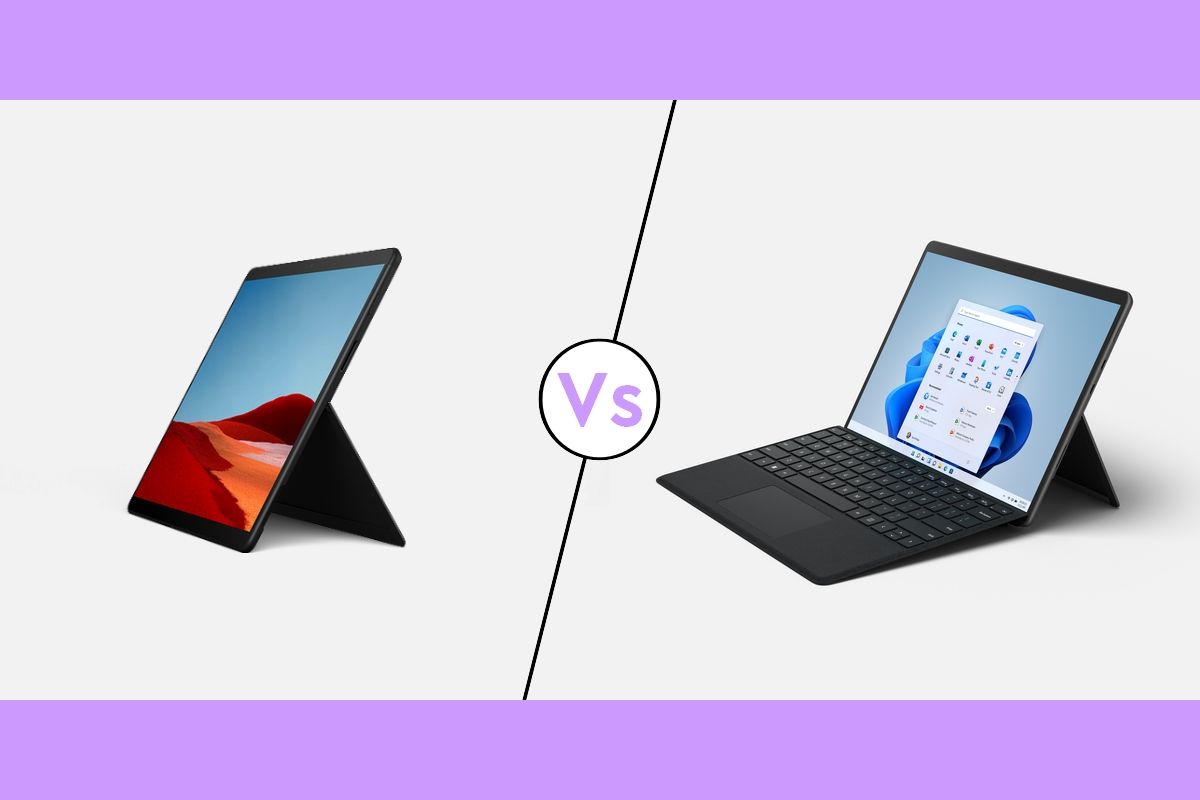Surface Pro 8 vs Surface Pro X