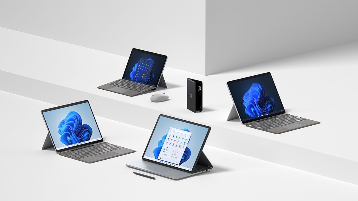 Full Surface family with tablets and laptops