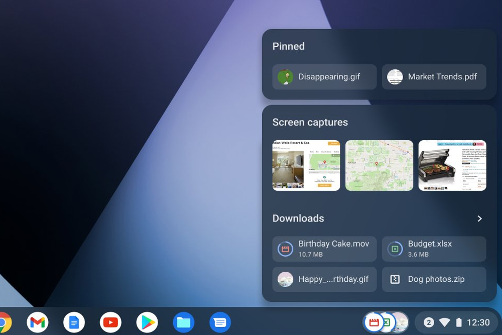 Chrome OS 93 rolls out with improvements to the Tote feature