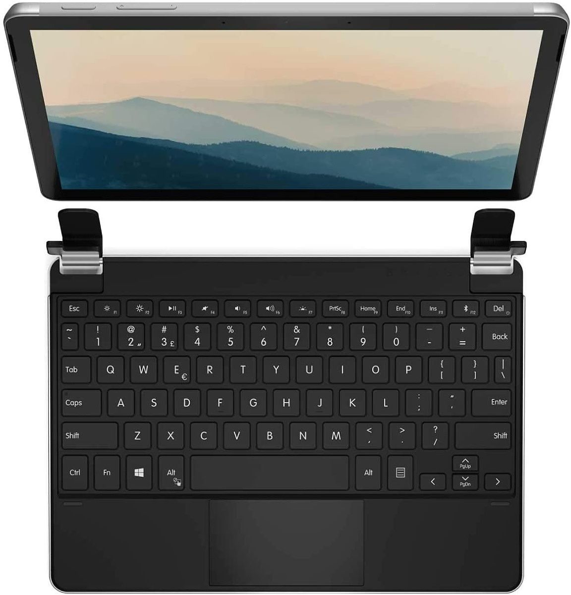 Brydge makes super cool keyboards that help the Surface Go 3 feel like a true laptop. It connects via Bluetooth and includes a Precision touchpad and backlit keyboard, all with a premium build quality that makes it easy to type on and use like a normal laptop.